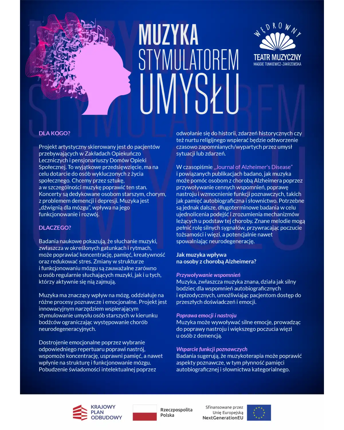 Projekt „Muzyka Stymulatorem Umysłu”